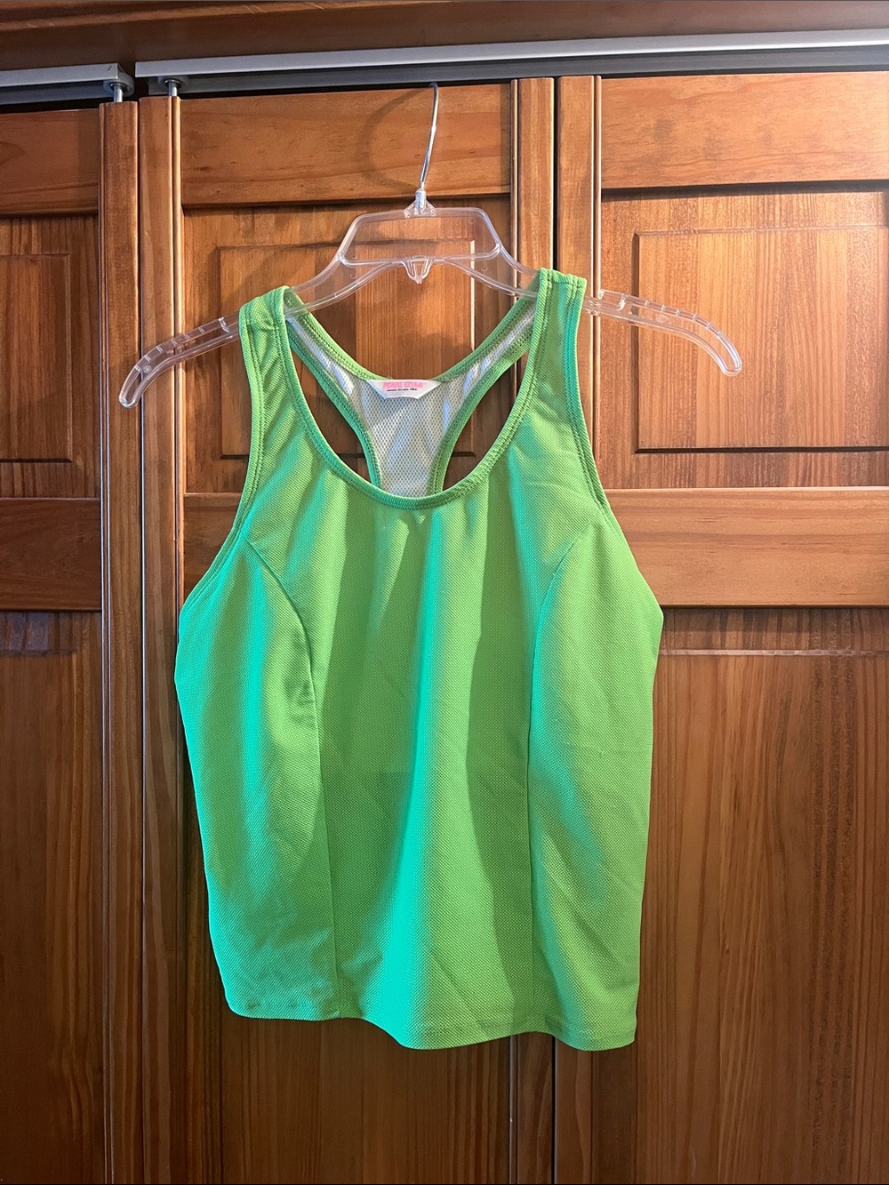 Pearl Izumi Lime Green Racerback cycling Tank Top - Women